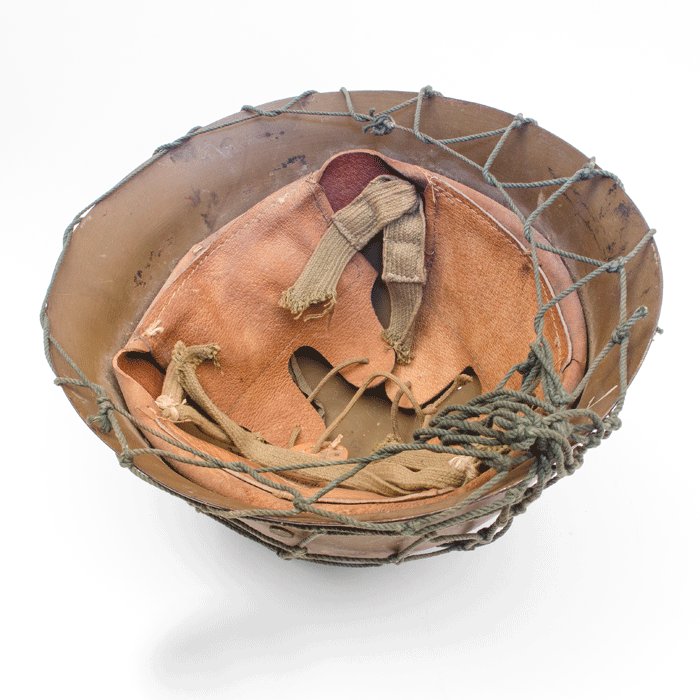 GRH11 Imperial Japanese Army Type 90 helmet and issue net — image 13