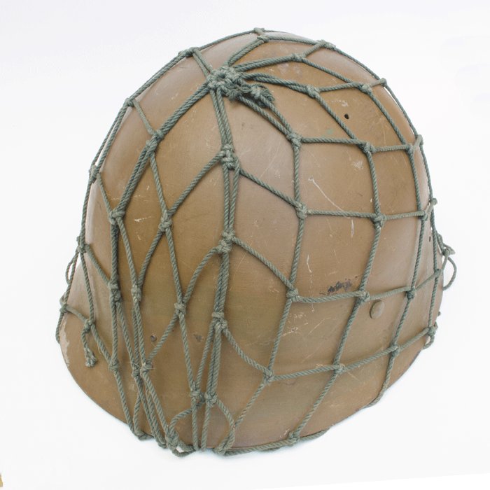 GRH11 Imperial Japanese Army Type 90 helmet and issue net — image 6