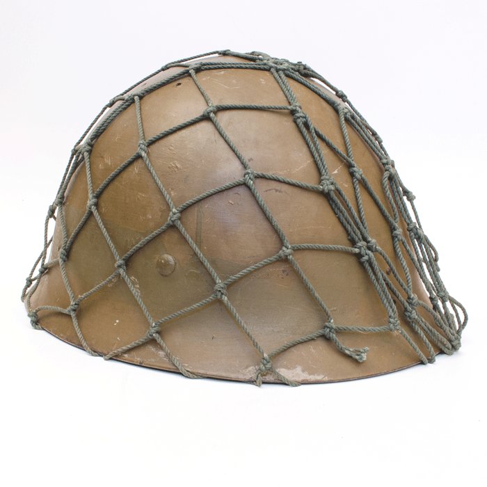 GRH11 Imperial Japanese Army Type 90 helmet and issue net — image 7