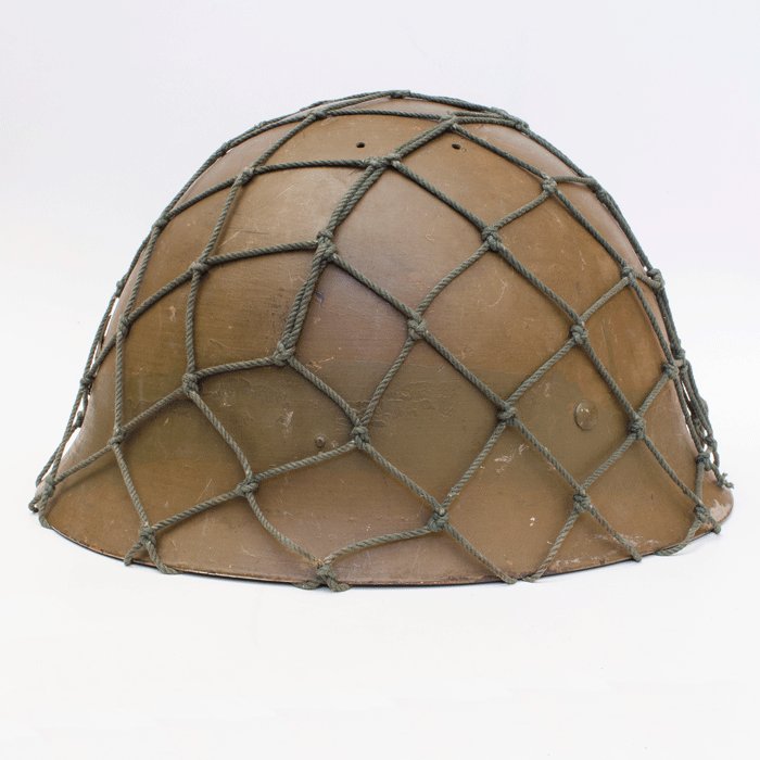 GRH11 Imperial Japanese Army Type 90 helmet and issue net — image 8