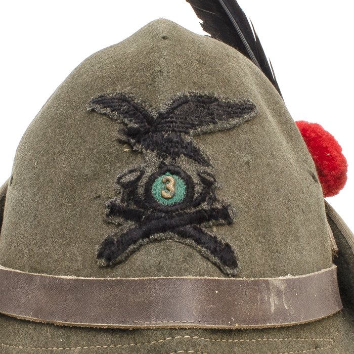 SJH11 Italian Alpini Artillery EM/NCO 'Robin Hood' style cap — image 4