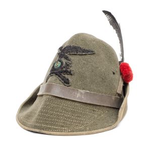 SJH11 Italian Alpini Artillery EM/NCO 'Robin Hood' style cap