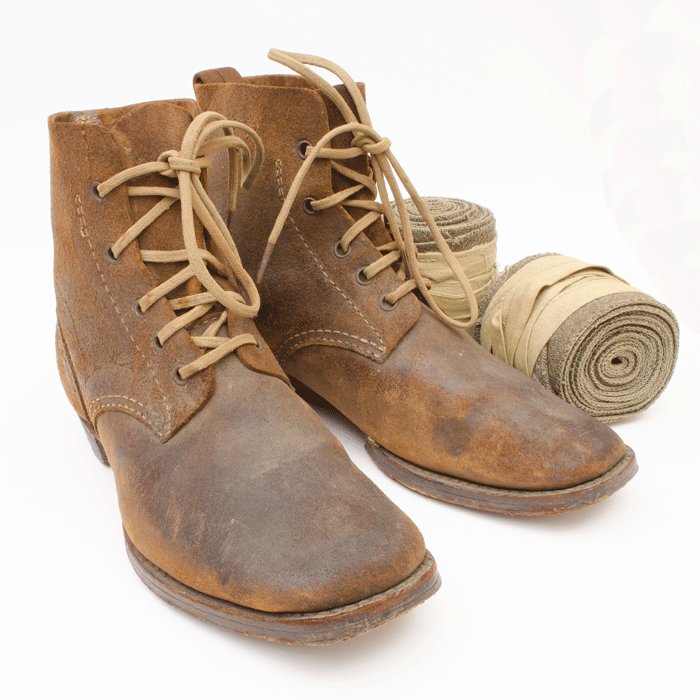 HKA6 Japanese issue army boots and leggings — image 2