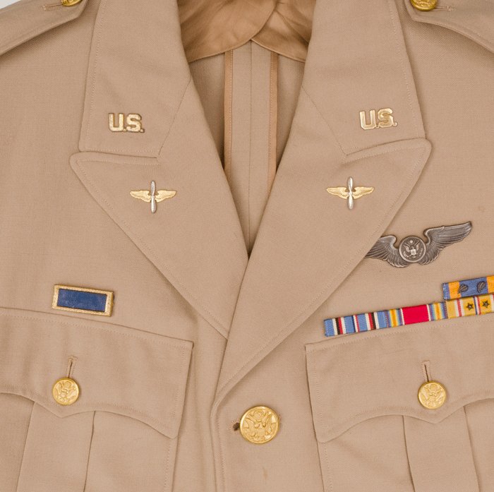 WA4H USAAC 15th Air Force Lt. tan wool tunic — image 4