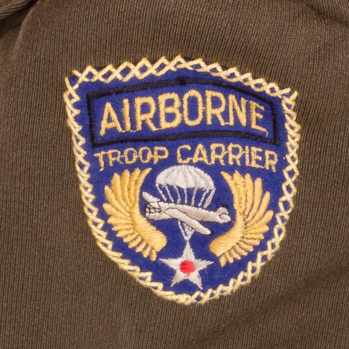 WA4I USAAC 9th Air Force 1st Lt. chocolate tunic, cap and linen shirt — image 5