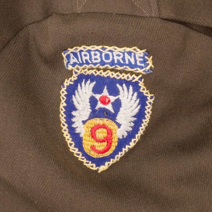 WA4I USAAC 9th Air Force 1st Lt. chocolate tunic, cap and linen shirt — image 6