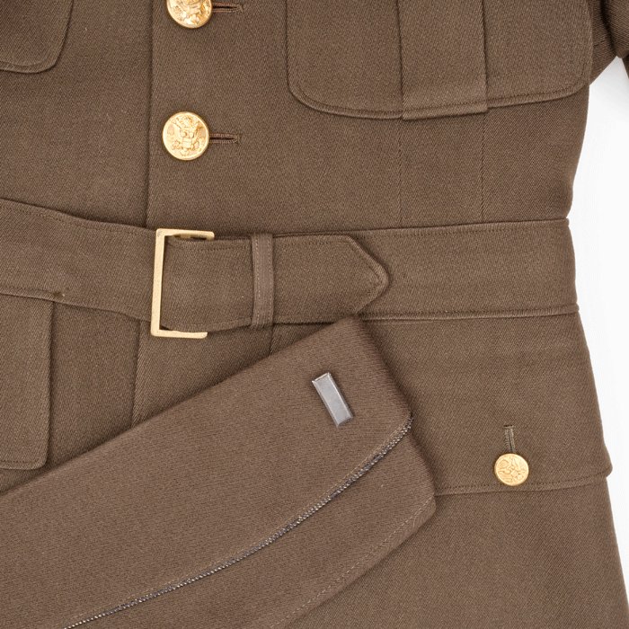 WA4I USAAC 9th Air Force 1st Lt. chocolate tunic, cap and linen shirt — image 7