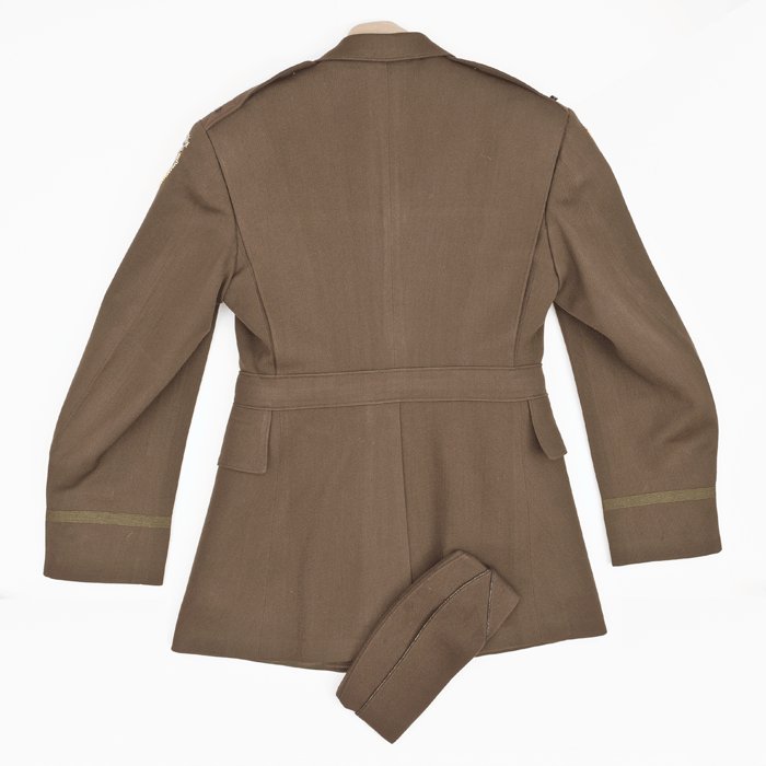 WA4I USAAC 9th Air Force 1st Lt. chocolate tunic, cap and linen shirt — image 8