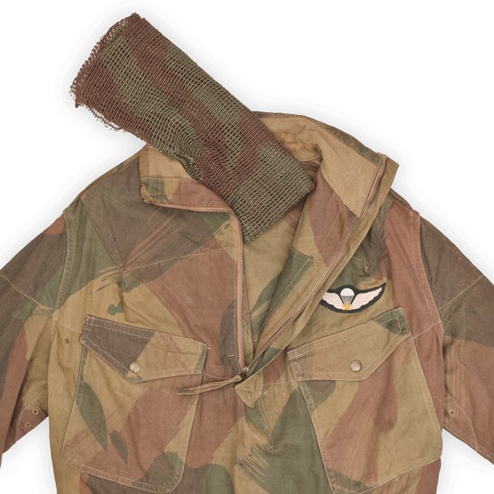 PEH4 U.S. army M1 WWII painted fixed bale steel helmet with liner for a 1st Lt. in the 1277th Engineer Combat Battalion — image 3