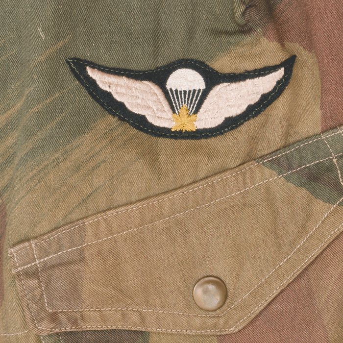 PEH4 U.S. army M1 WWII painted fixed bale steel helmet with liner for a 1st Lt. in the 1277th Engineer Combat Battalion — image 5