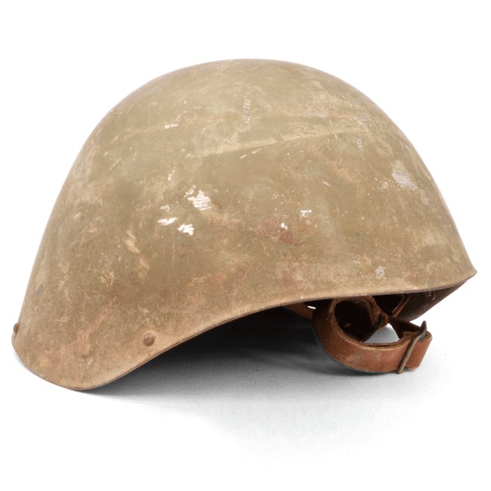 VTH6 WW2 era Greek army helmet — image 4