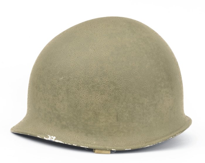 GMH9 U.S. army M1 WWII fixed bale steel helmet with liner — image 2
