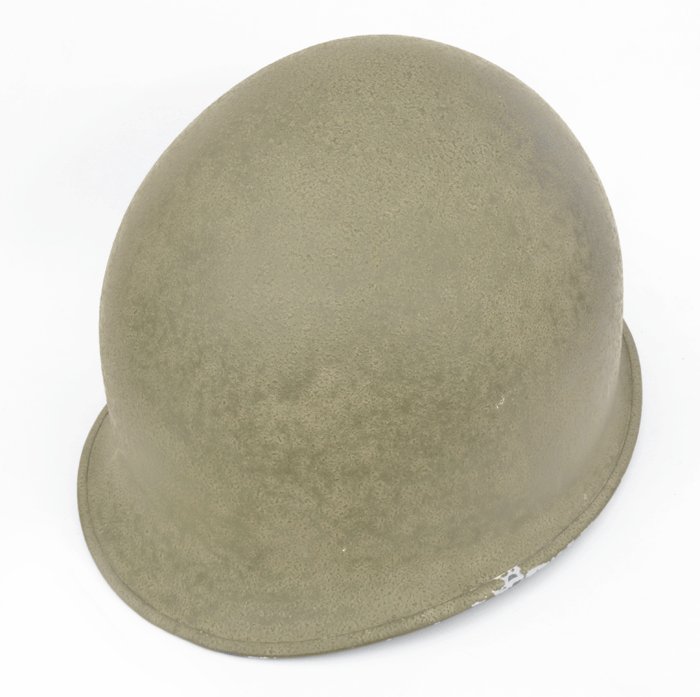 GMH9 U.S. army M1 WWII fixed bale steel helmet with liner — image 6