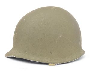 GMH8 U.S. army M1 WWII fixed bale steel helmet with …