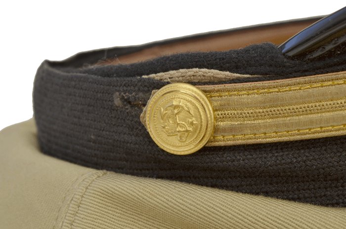 HFS4 U.S. Navy officer khaki visored cap — image 6