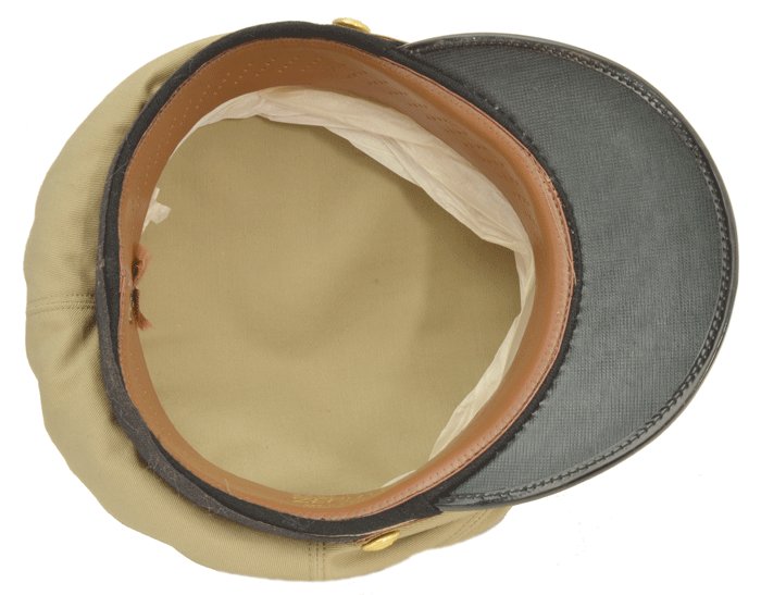 HFS4 U.S. Navy officer khaki visored cap — image 8