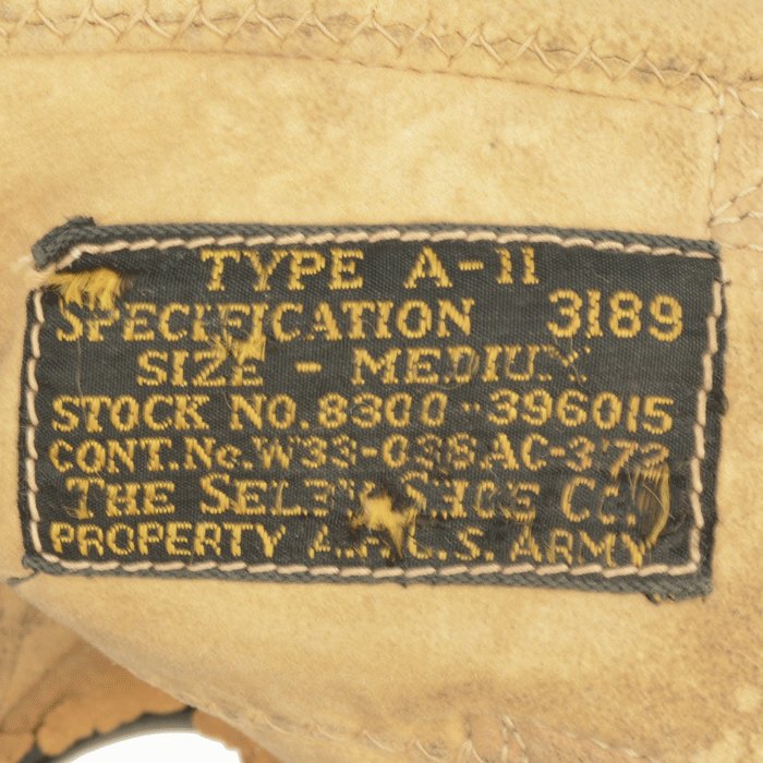 HFS3 U.S. Army Air Force leather flight helmet type A-11 — image 9