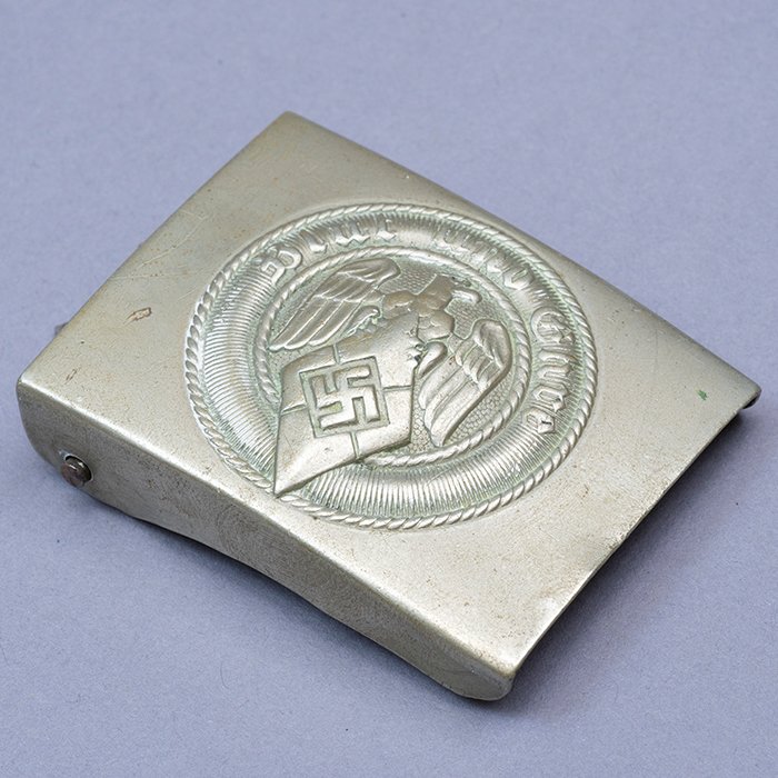 ADM30 HJ nickel plated belt buckle — image 3