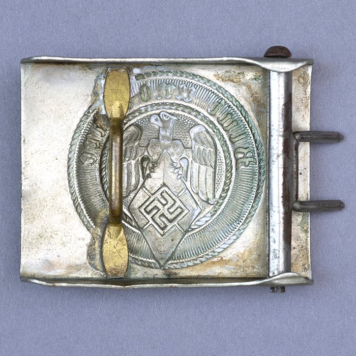 ADM30 HJ nickel plated belt buckle — image 4