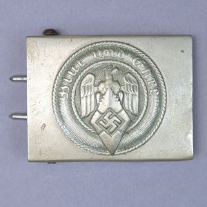 ADM30 HJ nickel plated belt buckle