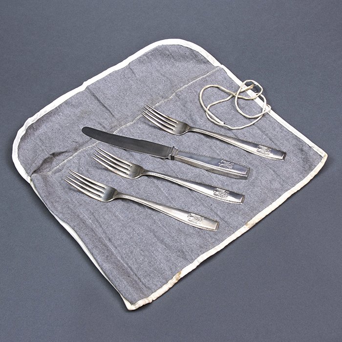 HUP31 Large formal dinner fork #2 from Adolf Hitler's personal silver service — image 6