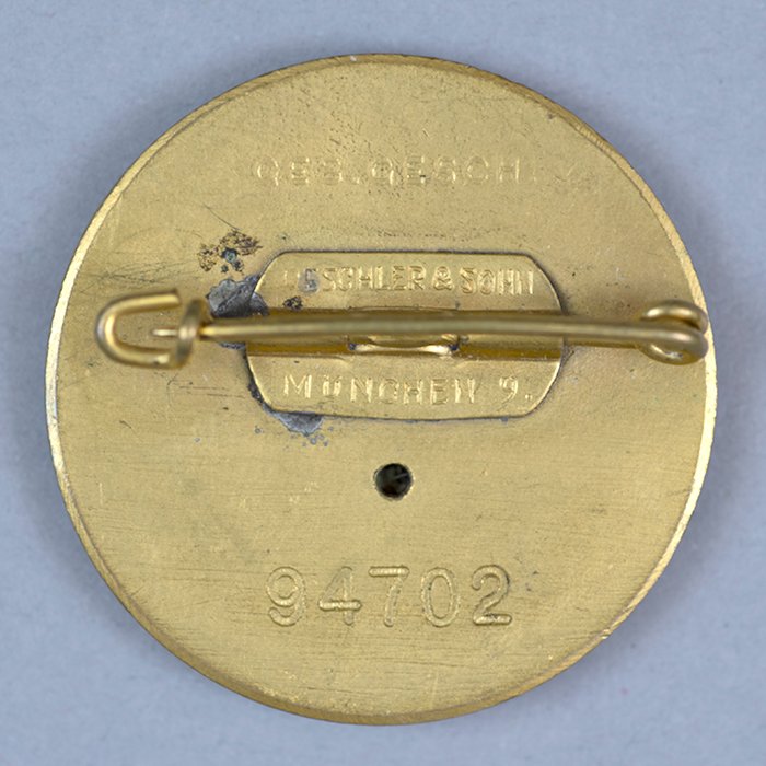 PAU19 Matched set of Golden Party Badges — image 4