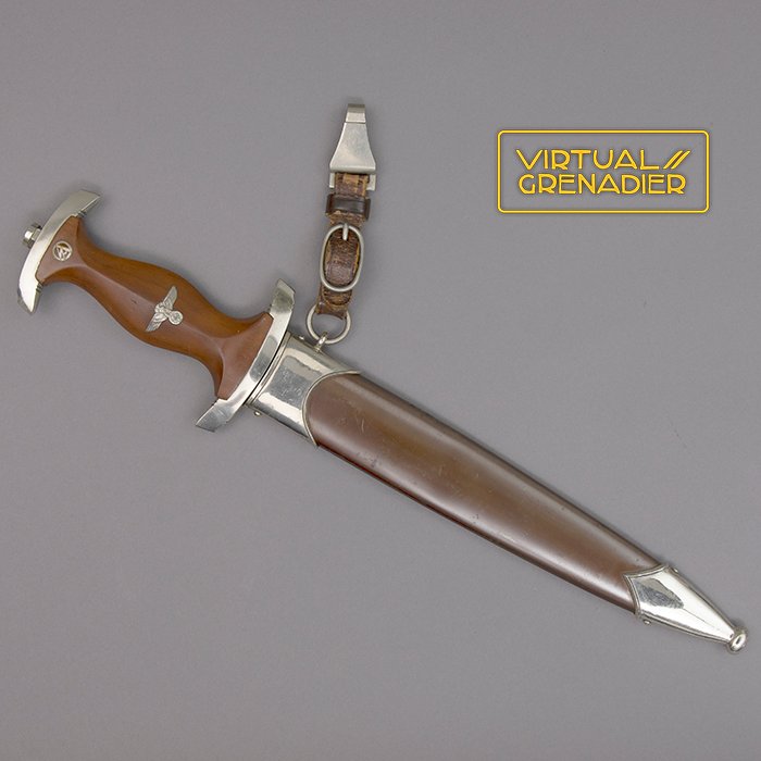 MAE1 Nice early SA M33 dagger with hanger by Gebr. Gräfrath — image 2