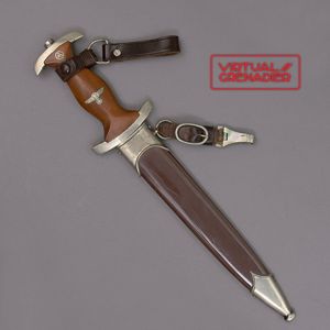 MAE2 Excellent early SA M33 dagger with hangers by Christianswerk