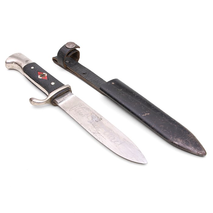 SKH9 Hitler Youth knife with scabbard, RZM M7/38 — image 3