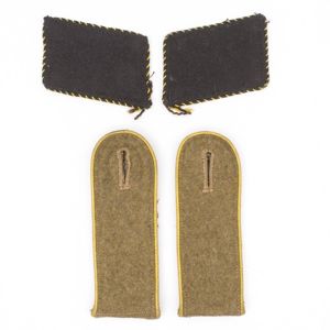 SPA61 Set of uniform removed SA collar patches and shoulder …