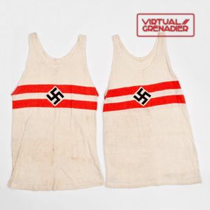 SFU5 Hitlerjugend sports shirts with sequential RZM numbers