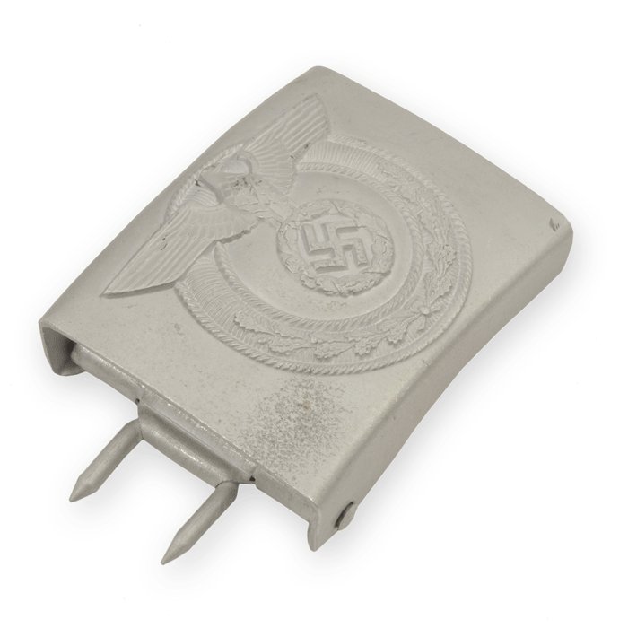 BBA4 SA Wehrmannschaft aluminum belt buckle — image 3