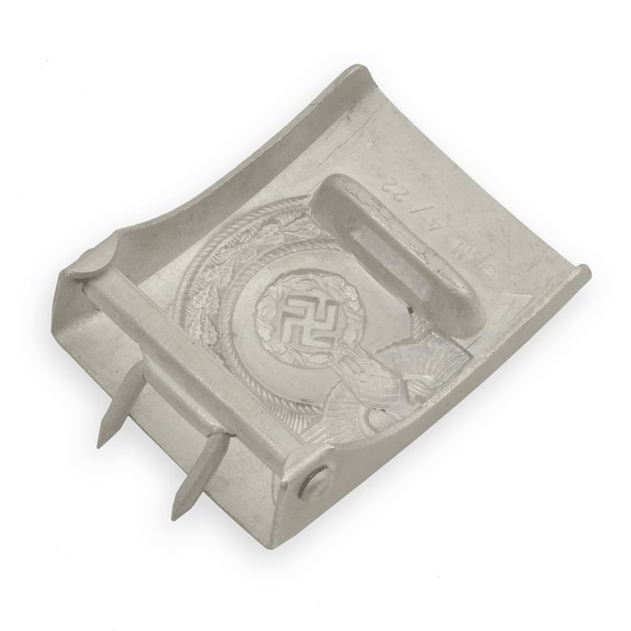 BBA4 SA Wehrmannschaft aluminum belt buckle — image 4
