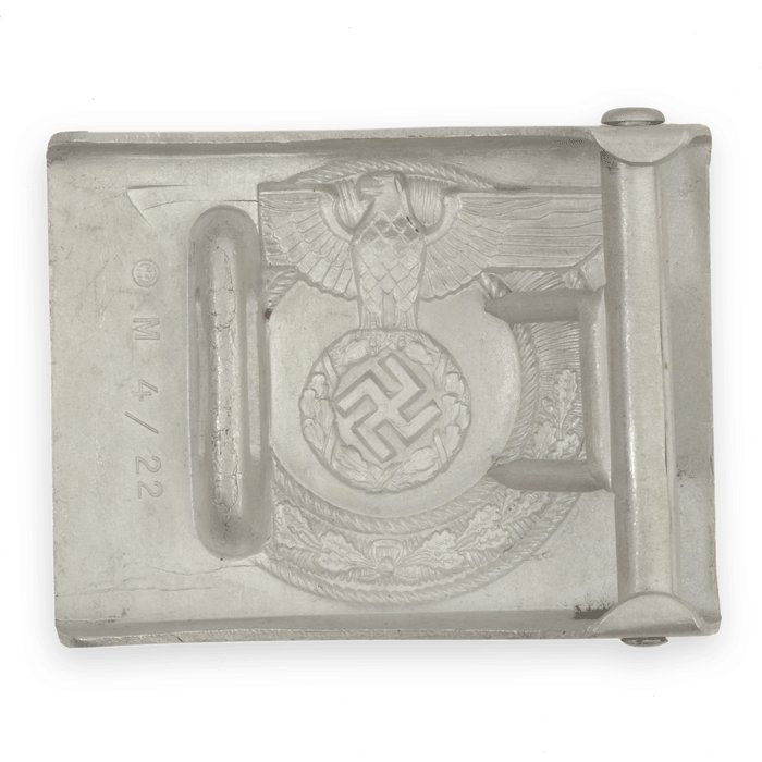 BBA4 SA Wehrmannschaft aluminum belt buckle — image 5