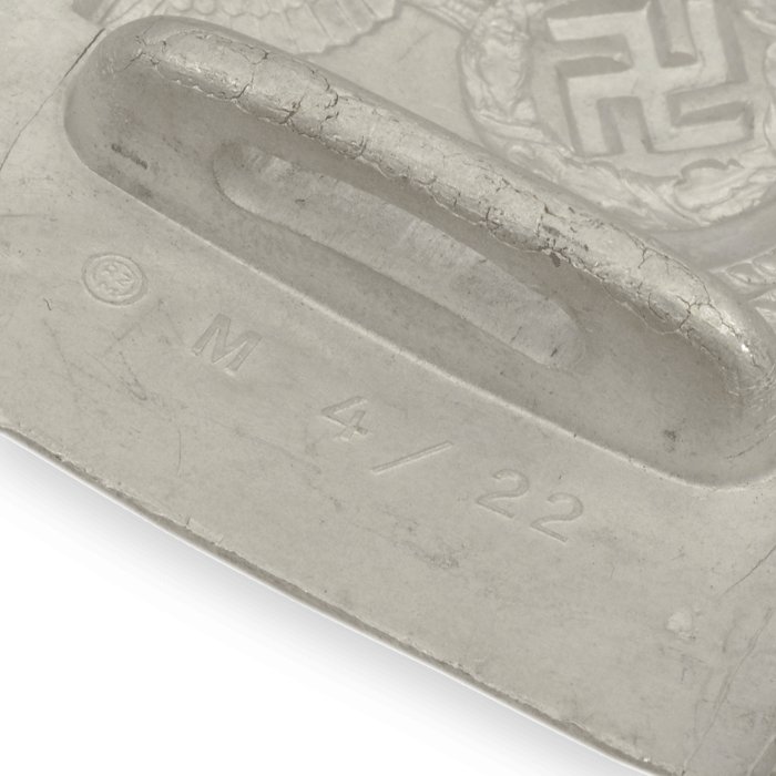 BBA4 SA Wehrmannschaft aluminum belt buckle — image 6