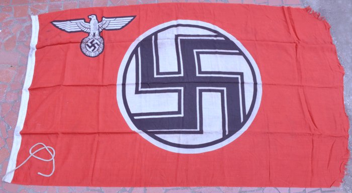 HGS9 Well used Reichsdientsflag 1,5x2,5 meters — image 2