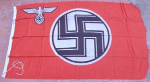 HGS9 Well used Reichsdientsflag 1,5x2,5 meters
