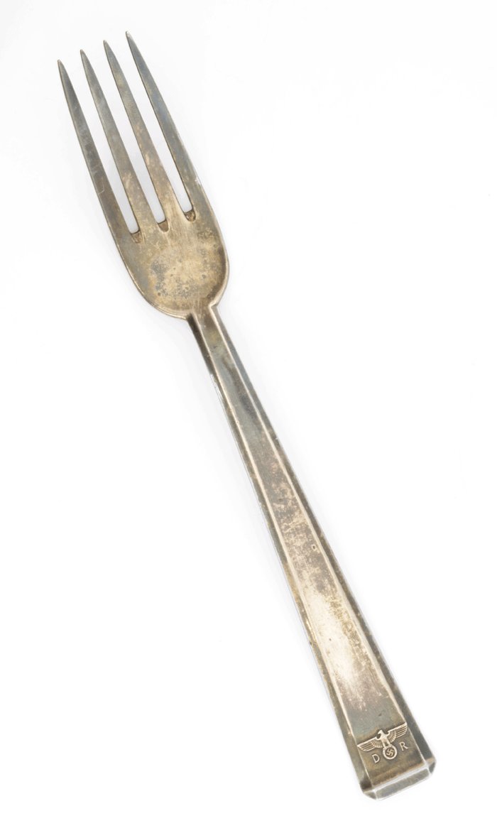 FSA04 Silver Deutsche Reichsbahn dinner fork believed from the Dining Car of the Führersonderzug — image 2