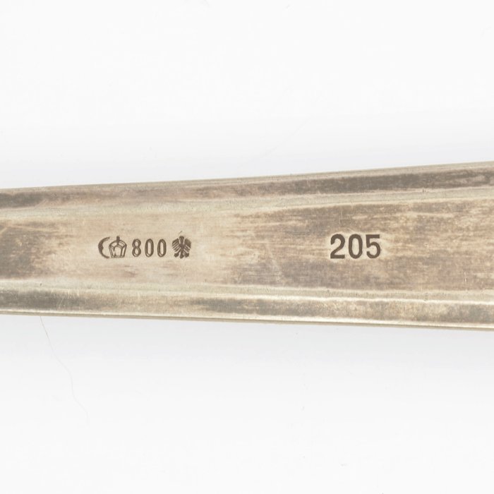 FSA04 Silver Deutsche Reichsbahn dinner fork believed from the Dining Car of the Führersonderzug — image 5