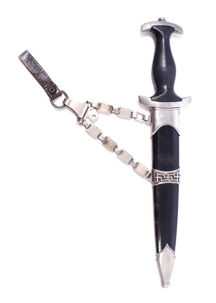 Early quality SS chained dagger with hanger — image 8
