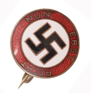 Enameled NSDAP lapel pin