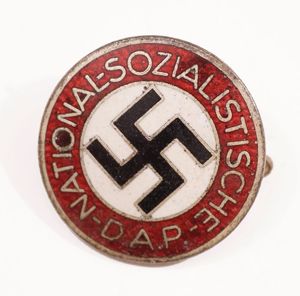 Enameled NSDAP membership badge