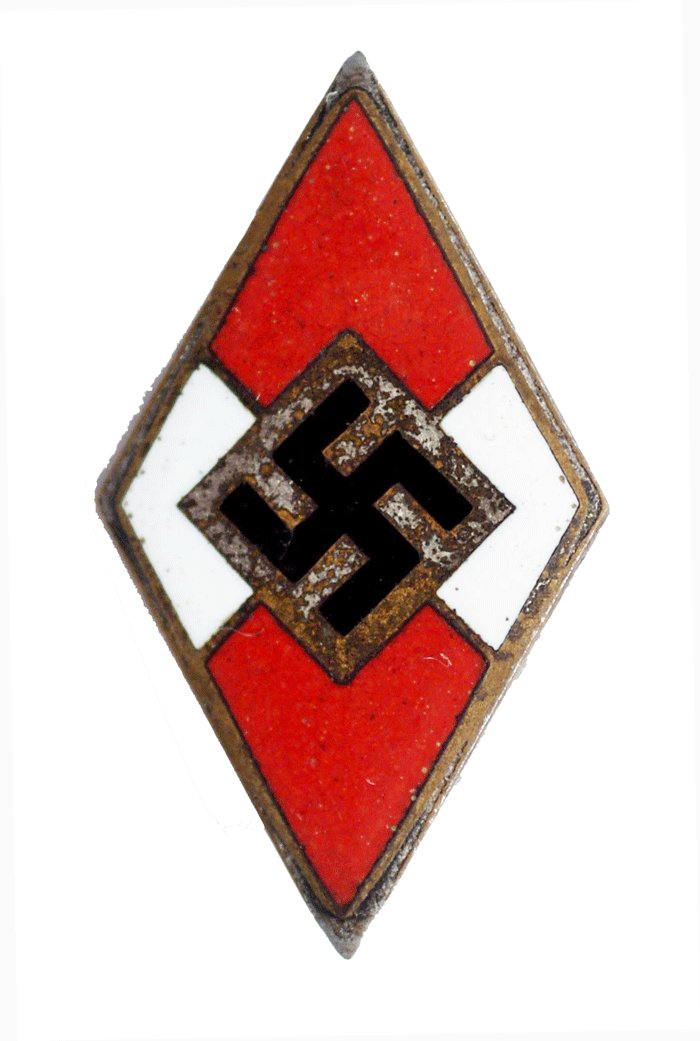 JT009 Enameled Hitlerjugend membership pin — image 2