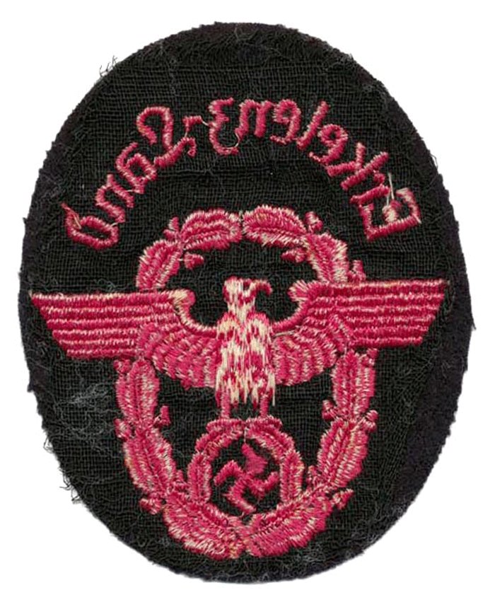 JT004 Three Feuerschützpolizei sleeve eagles — image 5