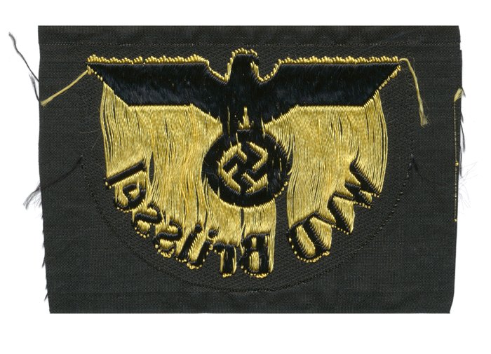 JT002 Two Deutsches Reichsbahn woven eagles HVD Brüssel — image 5