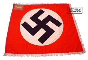 Orts level NSDAP flag with Maastricht patch