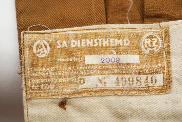 NSKK NCO ensemble consisting of brownshirt, cap and breeches — image 8