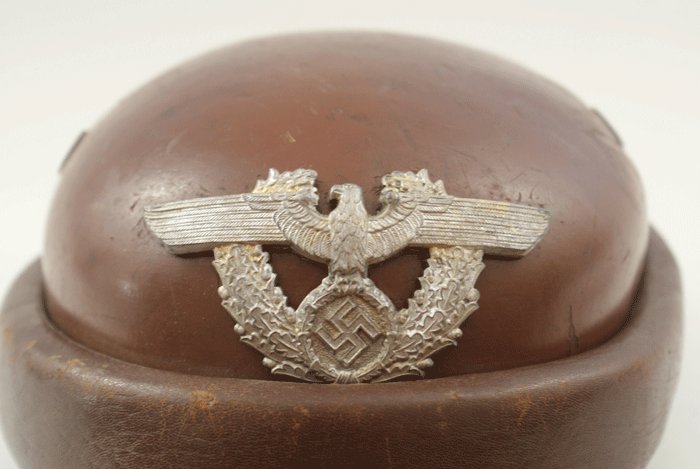 Robt. Lubstein made Police motorcycle crash helmet — image 3