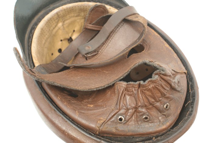 Robt. Lubstein made Police motorcycle crash helmet — image 7