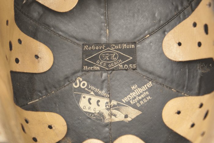 Robt. Lubstein made Police motorcycle crash helmet — image 8